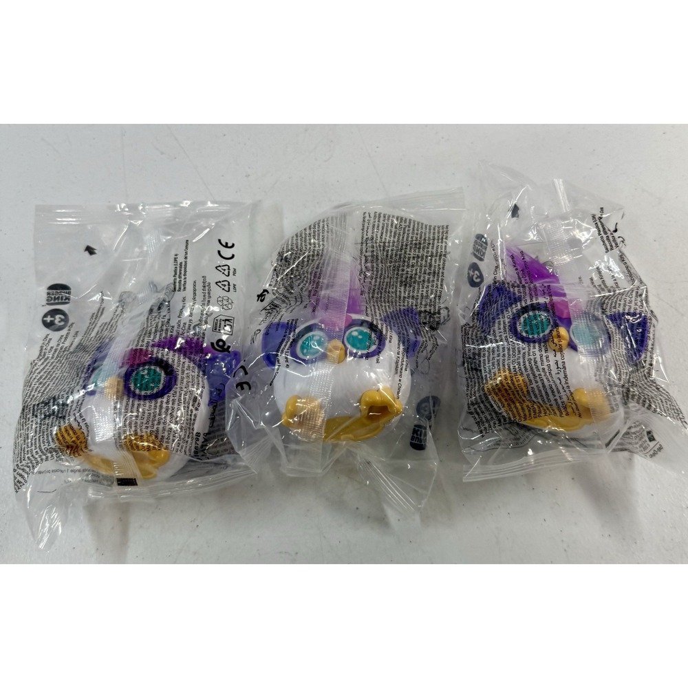 Burger King Furby Happy Meal 2026 Lot Of  3 White Sealed * BRAND NEW*